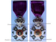 Belgium Order of Leopold I Knight's Cross Civil Division 1952 Bilingual