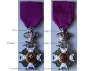 Belgium Order of Leopold I Knight's Cross Military Division Bilingual 1952