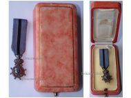 Belgium WWI Order of Leopold II Knight's Cross Boxed by DeGreef MINI