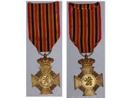 Belgium Military Decoration for Loyal Service 2nd Class (10 Years) for NCOs Bilingual 1952