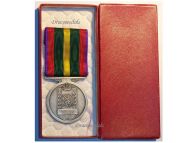 Belgium WWII Medal of the Fraternal Union of Former Combatants Silver Class Boxed by Degreef