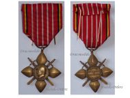 Belgium WWII Recognition Cross of the Royal Federation of King Albert's Veterans 1909 1934