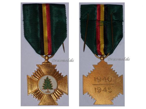 Belgium WWII Cross of the Belgian Maquis Resistance Group 1940 1945