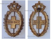 Belgium WWII Belgian Red Cross Decoration Badge of the Bronze Palms 1940 1945