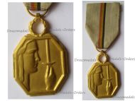 Belgium WWII Country's Gratitude Gold Medal 1940 1945 for War Time Bravery in the Humanitarian Field by Demanet