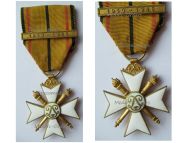 Belgium WWII Civic Cross for War Merit 1st Class with Clasp 1940 1945