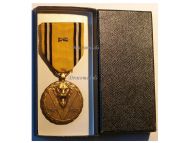 Belgium WWII Victory Commemorative Medal with Swords Boxed