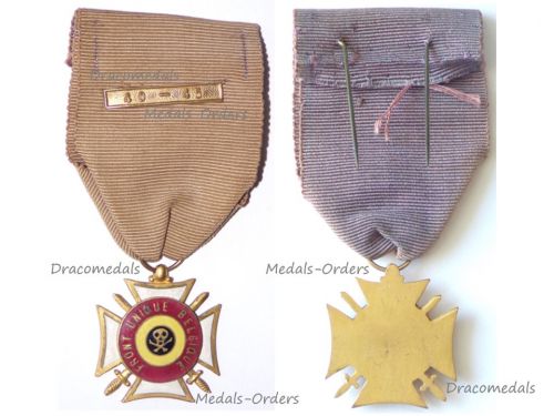 Belgium WWII Front Unique Resistance Group Commemorative Medal with Clasp 1940 1945