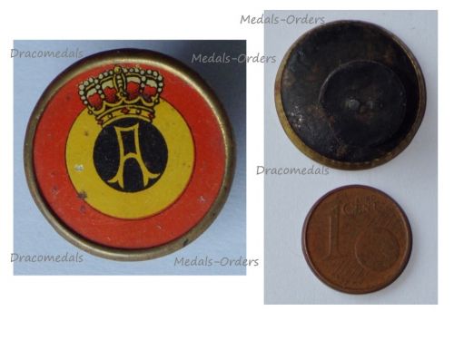 Belgium WWI Roundel Belgian Military Aviation Lapel Pin King Albert 1914 1918 Badge