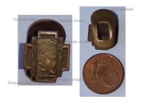 Belgium WWI Lapel Pin Fire Cross 1914 1918 Badge MINI