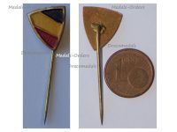 Belgium WWI Belgian Flag Patriotic Stickpin Badge