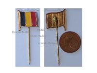 Belgium WWI Belgian Flag Patriotic Stickpin Badge