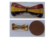 Belgium WWI Belgian Flag Ladies Bow Patriotic Badge