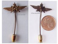Belgium WWII Military Aviation Wings Stickpin for Artillery Observer 1940 1945 MINI