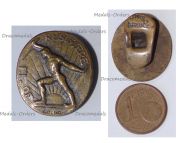 Belgium WWII Lapel Pin Independence Front Resistance Group Badge for the Armed Partisans by Fonson