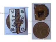 Belgium WWII Badge of the National Belgian Movement Resistance Group 