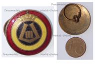 Belgium WWII Belgian Royal Air Force RBAF Roundel Badge with the Cipher of King Leopold III