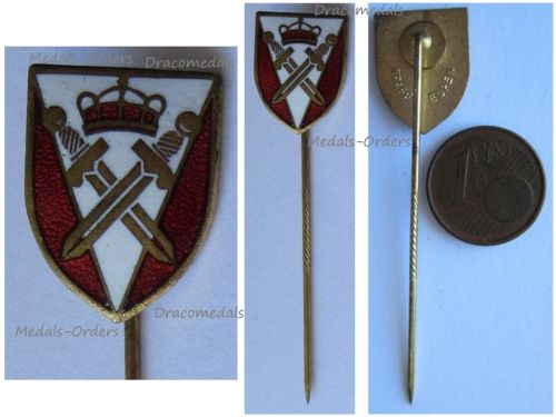Belgium WWII Stickpin Royal Military Institute for Physical Education IRMEP KMILO by Krafft