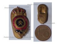 Belgium WWII Lapel Pin of the Royal National Union of Reserve Officers Small Type