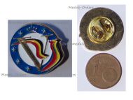 Belgium WWII Lapel Pin V for Victory Badge 50th Anniversary 1945 1995