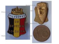 Belgium WWI Lapel Pin Vilvoorde Veteran Badge 1914 1918 