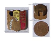 Belgium WWII Lapel Pin Armed Forces Volunteers 1940 1945 Badge