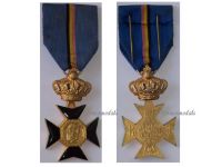 Belgium Military Cross of the Veterans of  King Leopold II 1865 1909 by Dubois