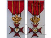 Belgium Royal Rescuers Antwerp Cross King Leopold 1880 Life Saving Medal Belgian Decoration 1st Version