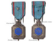Belgium WWI Recognition Medal of the Belgian National Federation of the Mutilated Military & War Wounded Veterans Silver 2nd Class with Silver Star