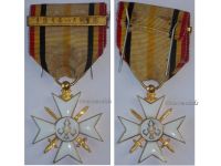 Belgium WWI Civic Cross for War Merit 1st Class with Clasp 1914 1918