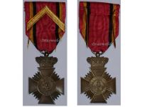 Belgium WW1 Military Decoration for Acts of Bravery and Distinguished Service 1st Class with Chevron