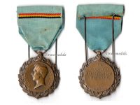 Belgium WWI King Albert Medal for Political Prisoners 1914 1918 by Devreese French Type