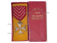 Belgium WWI Cross of the Deportees 1914 1918 Boxed by Fonson