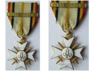 Belgium WWI Civic Cross for War Merit 1st Class with Clasp 1914 1918