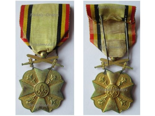 Belgium WWI Civic Medal for War Merit 1st Class 1914 1918