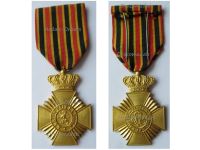 Belgium WWI Military Decoration for Loyal Service 2nd Class (10 Years) for NCOs King Albert 1909 1934