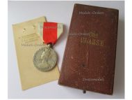 Belgium WWI Silver Medal for National Alimentation & Relief 1914 1918 by Devreese Boxed by Walravens