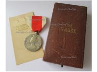 Belgium WWI Silver Medal for National Alimentation & Relief 1914 1918 by Devreese Boxed by Walravens