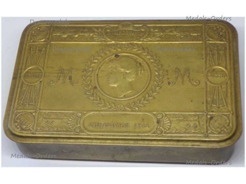 Britain WWI Princess Mary's Christmas Gift Tin 1914