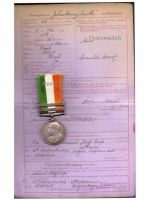 Britain King's South Africa Medal KSM with 2 Clasps ( South Africa 1901, South Africa 1902) to NCO Staff Sergeant of the RAMC