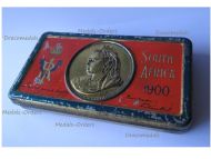 Britain Queen Victoria Chocolate Tin Christmas New Year Gift 1900 South Africa Boer War Cadbury's Type