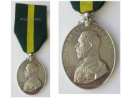 Britain Territorial Force Efficiency Medal King George V 1908 1921 Sergeant Cyclist Battalion NCO London Regiment LOW NUMBER