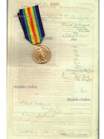 Britain WWI Victory Medal London Regiment Royal Fusiliers 4th Battalion KIA France 1917