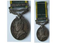Britain WWII Efficiency Medal with King's Crown Territorial Clasp King George VI 2nd Type 1948 1952 to Gunner RA Royal Artillery