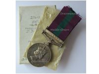 Britain General Service Medal 1962 with Clasp Malaya to RAF Leading Aircraftman Boxed
