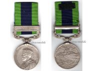 Britain India General Service Medal 1909 with Clasp North West Frontier 1930-31 to Baluh Regiment Sepoy