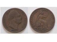 Great Britain One Farthing 1835 Coin King William