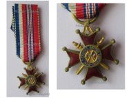 France Britain WWII Franco-British Association Knight's Cross 1940 1944 1st Type MINI