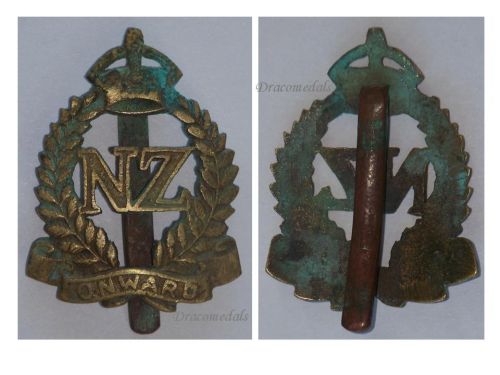 New Zealand WWI Cap Badge ANZAC Expeditionary Force 1914 1918