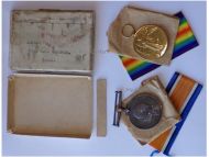 Britain WWI Medal Set Pair MGC Machine Gun Corps (Victory, War Medal 1914 1918)